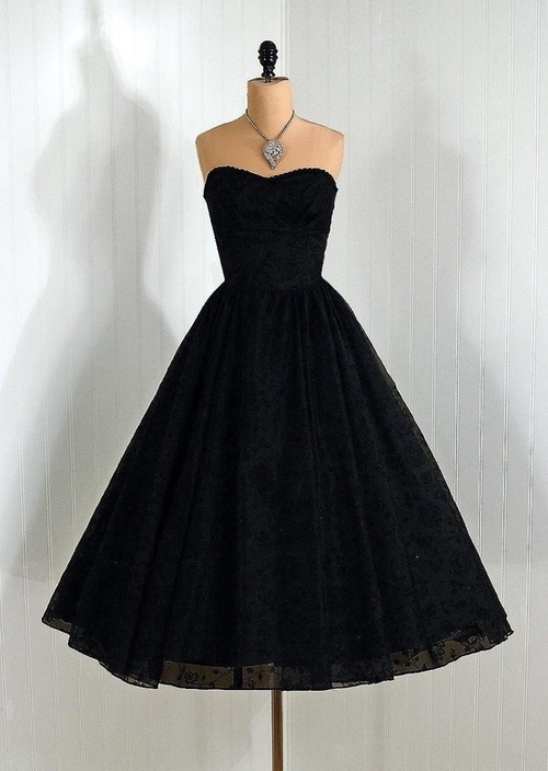 Vintage Hepburn little black dress replica cocktail evening dress UK