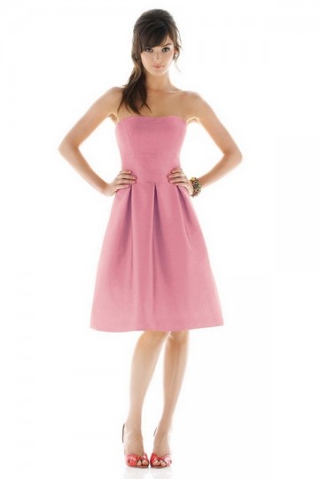 Buy cheap pink bridesmaid dresses UK online