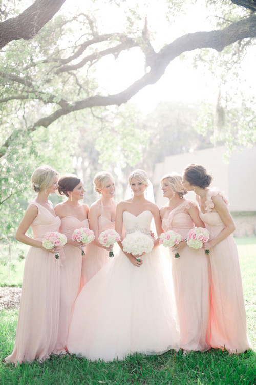 pink-long-Bridesmaid-Dresses